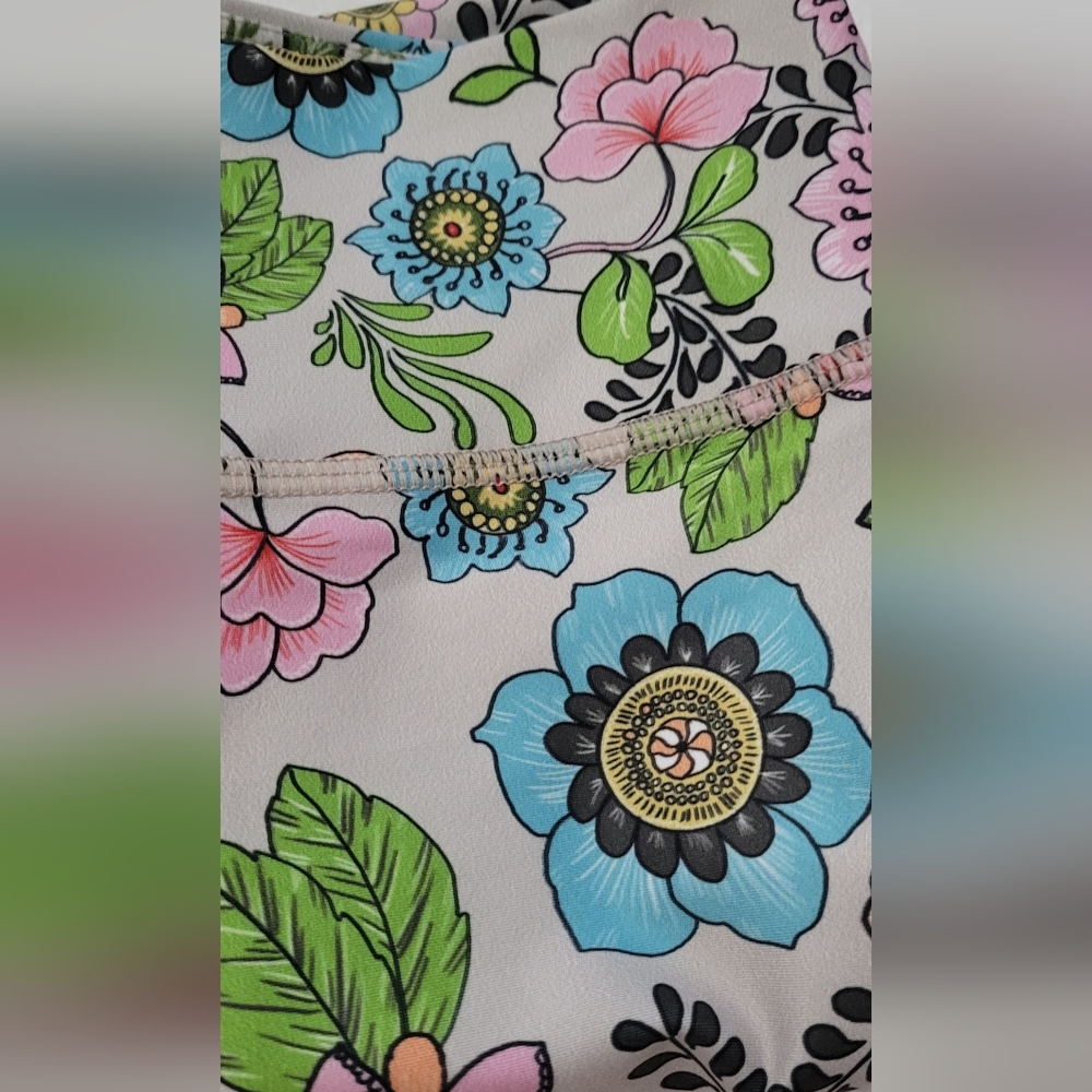 Becco Floral Leggings NWOT - Picture 10 of 10
